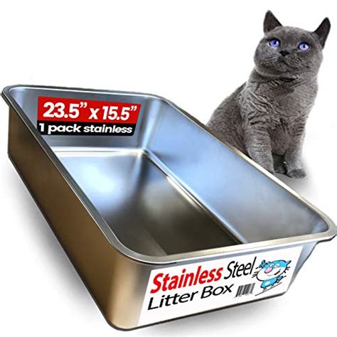 stainless steel enclosed cat litter box|stainless steel litter box pros.